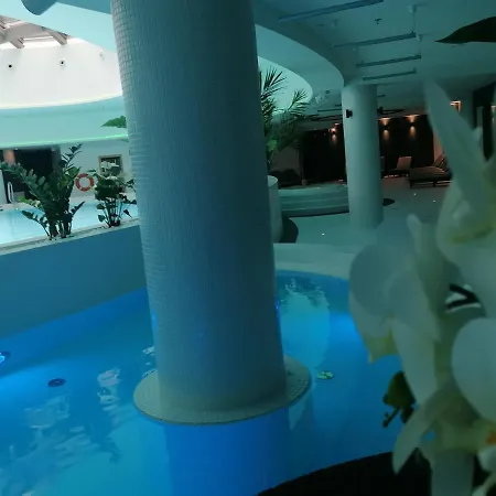 Hanza Tower Apartment-basen 公寓