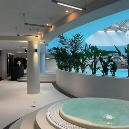 Lägenhet Hanza Tower Apartment-basen Szczecin