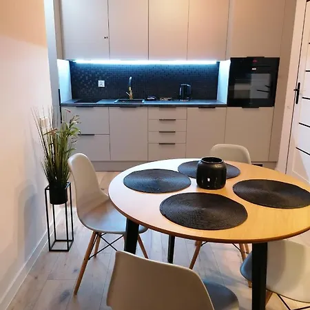 아파트 Hanza Tower Apartment-basen 슈체친