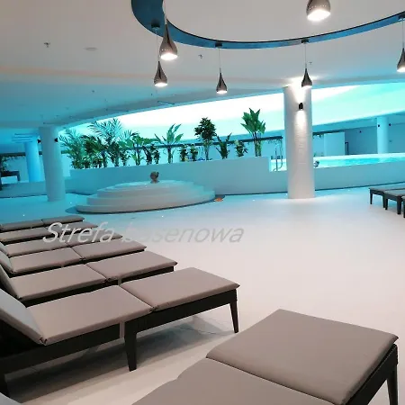 아파트 Hanza Tower Apartment-basen 슈체친