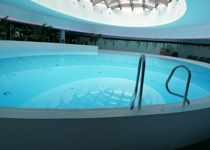 Hanza Tower Apartment-basen 아파트