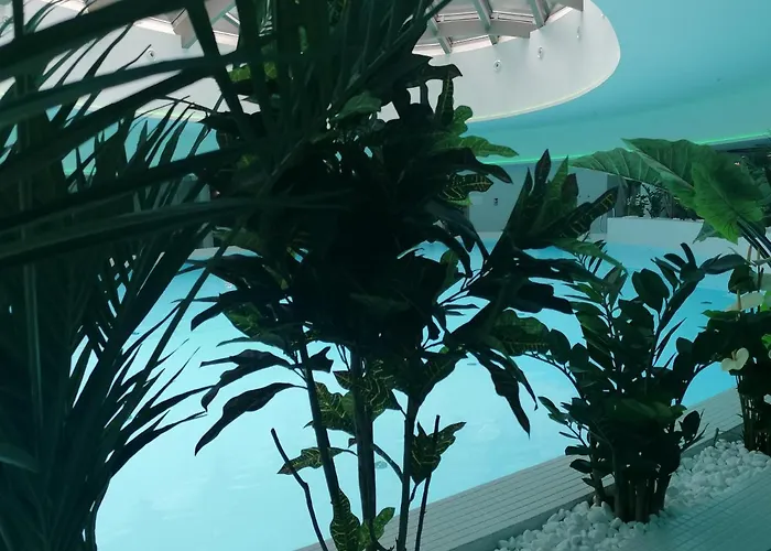 Hanza Tower Apartment-basen 아파트 슈체친