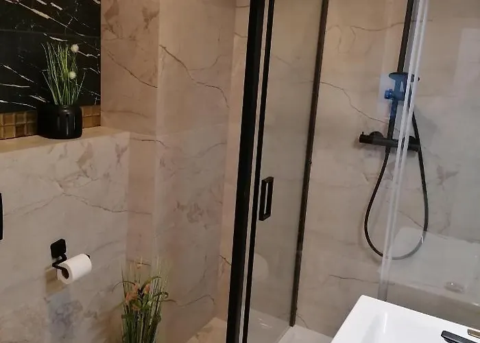 Hanza Tower Apartment-basen 아파트